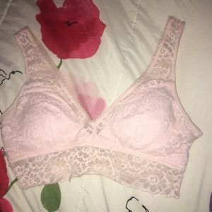 Light Pink Lace Bralette